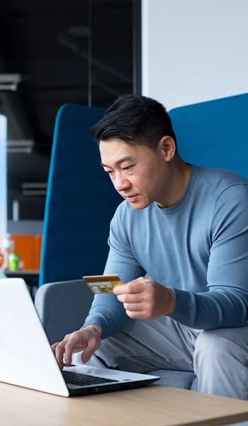 Customer using Union Direct Bank
